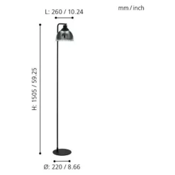 EGLO Staande Lamp Beleser -Verlichtingswinkel 12 1344