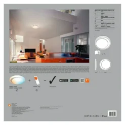 LEDVANCE Led-plafondlamp, Rond Ceiling Moon -Verlichtingswinkel 12 1469