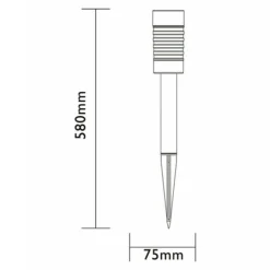 LuxForm Solarlamp Torino -Verlichtingswinkel 12 28