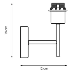 Wandlamp Mati -Verlichtingswinkel 12 621