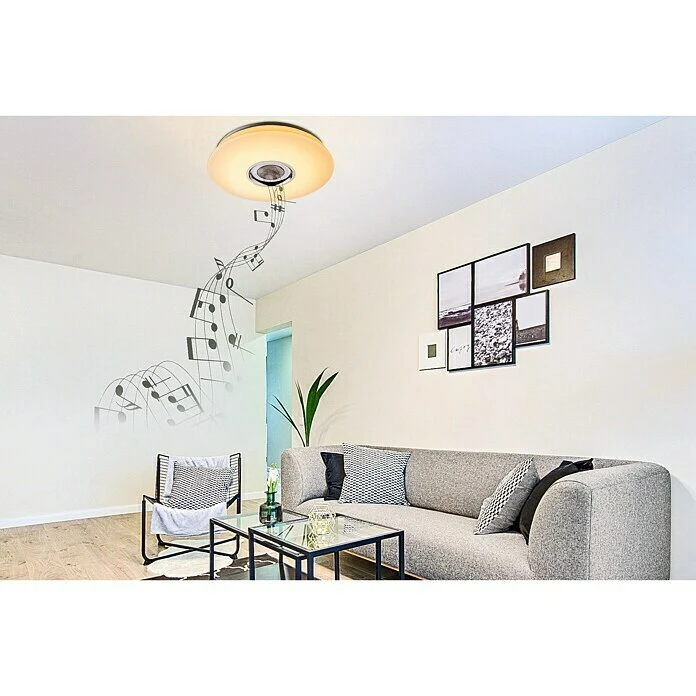 Led-plafondlamp, Rond Melodia 2 Led-plafondlamp, Rond Melodia - Afbeelding 2