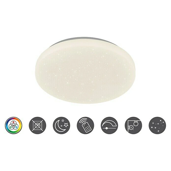 Led-plafondlamp, Rond Chara 2 Led-plafondlamp, Rond Chara - Afbeelding 2